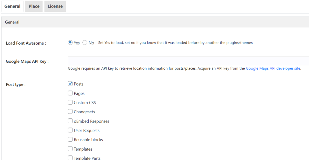wordpress nearest places 5
