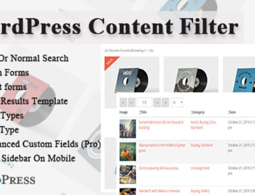 WordPress Content Filter