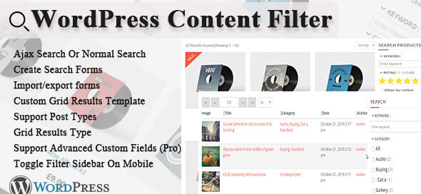 WordPress Content Filter